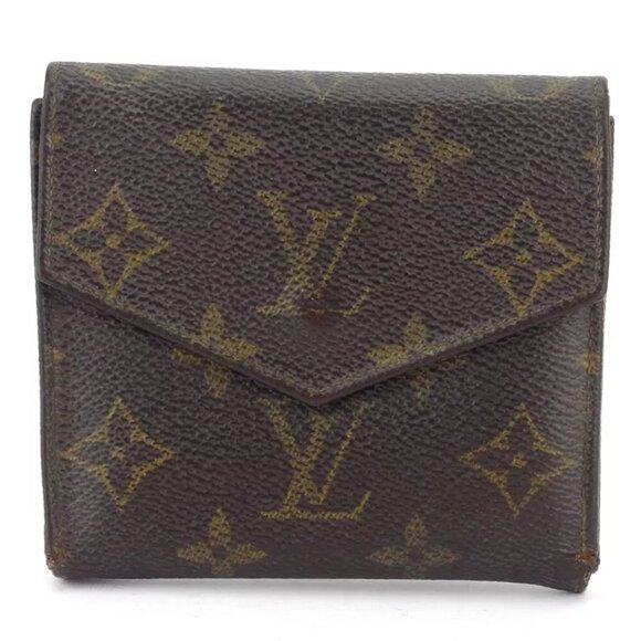 Louis Vuitton W hook purse Monogram beige Monogram canvas Authentic used T10540 - Picture 2 of 9